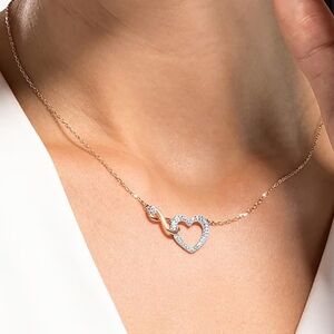 Swarovski Infinity Heart Necklace
